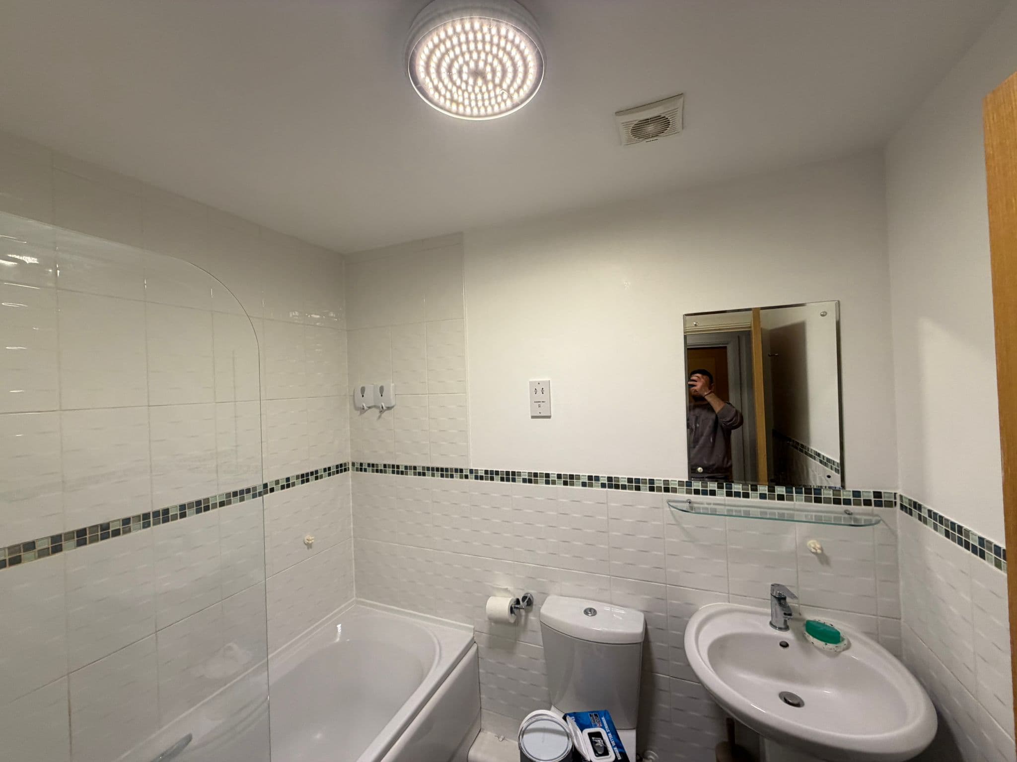 Luxury bathroom renovation with plumbing Enfield North London